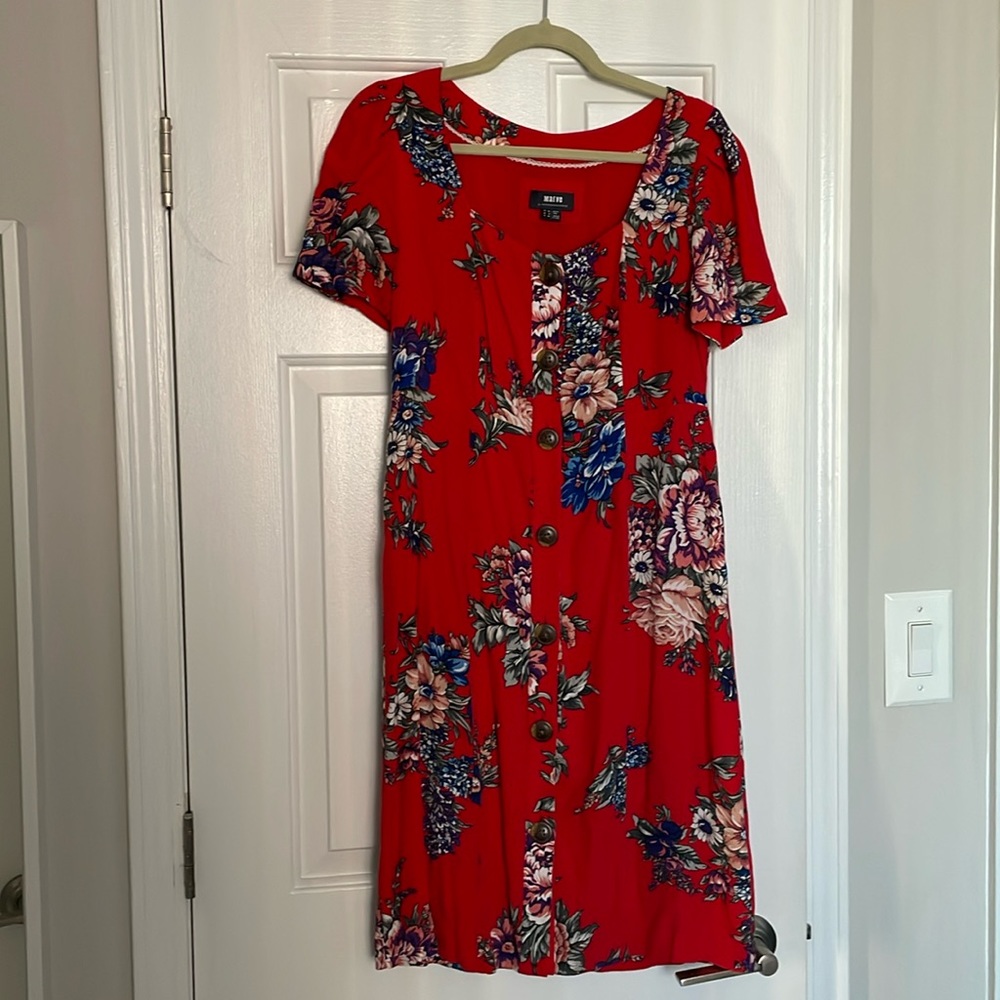 Maeve by Anthropologie Midi Button Down Dress